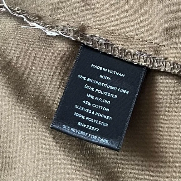 Vera Wang Olive Brown Hooded Jacket by Simply Vera | xsmall - Picture 8 of 16